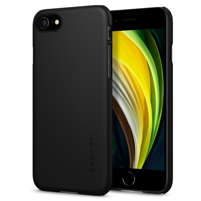Чехол-накладка SPIGEN для iPhone SE (2022/2020)/8/7 - Thin Fit - Черный - ACS00940