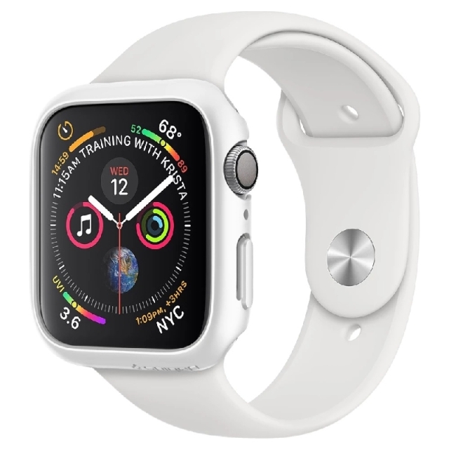 Чехол-накладка SPIGEN для Apple Watch 5 / 4 (40мм) - Thin Fit - Белый - 061CS24485