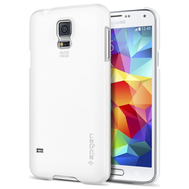Чехол-накладка SPIGEN для Galaxy S5 - Ultra Fit - Белый - SGP10732