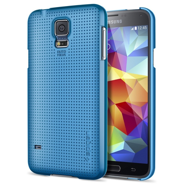 Чехол-накладка SPIGEN для Galaxy S5 - Ultra Fit - Синий - SGP10835