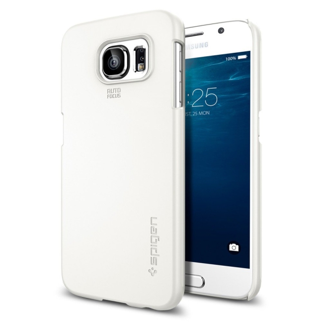 Чехол-накладка SPIGEN для Galaxy S6 - Thin Fit - Белый - SGP11309