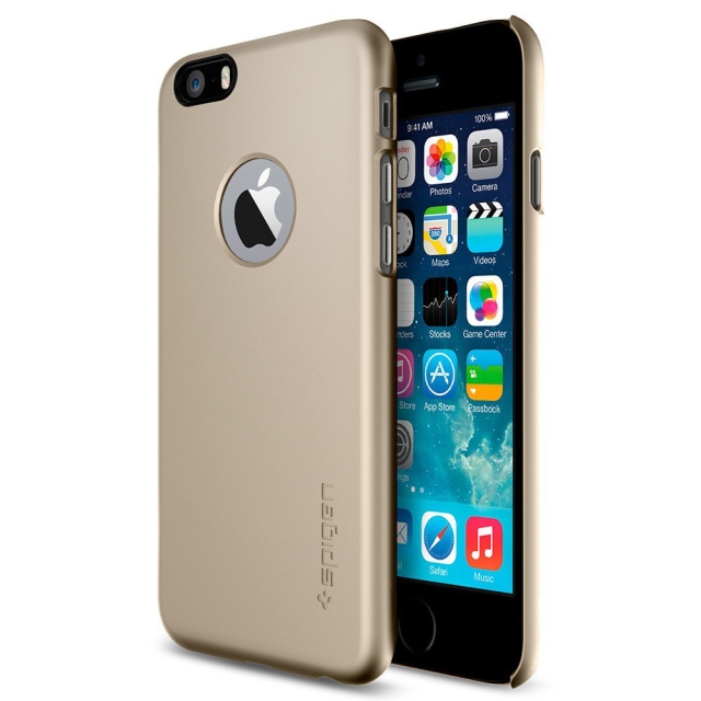 Чехол-накладка SPIGEN для iPhone 6s / 6 - Thin Fit A - Золотистый - SGP10943