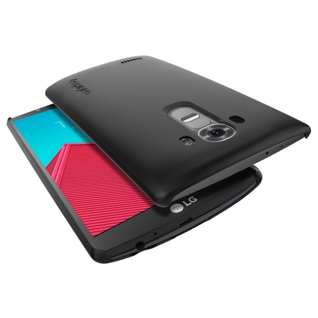 Чехол-накладка SPIGEN для LG G4 - Thin Fit - Черный - SGP11513