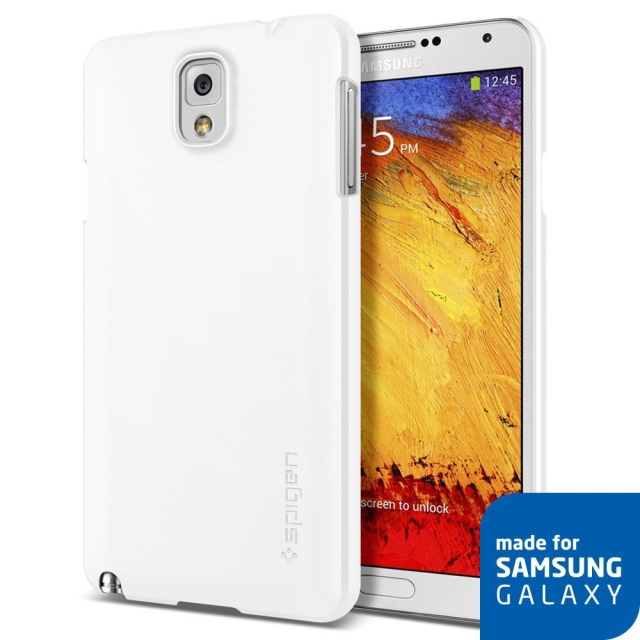 Чехол-накладка SPIGEN для Samsung Galaxy Note 3 - Ultra Fit - Белый - SGP10442