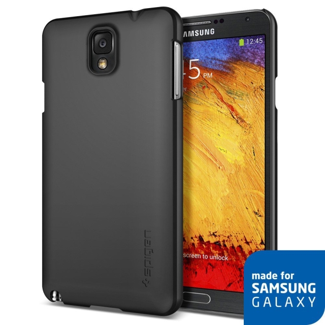 Чехол-накладка SPIGEN для Samsung Galaxy Note 3 - Ultra Fit - Черный - SGP10441