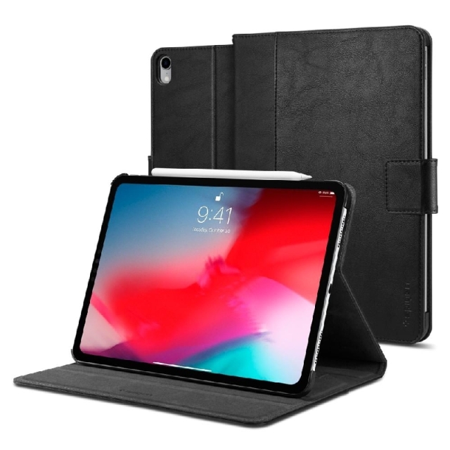 Чехол-подставка SPIGEN для iPad Pro 11 (2018) - Stand Folio - Черный - 067CS25644