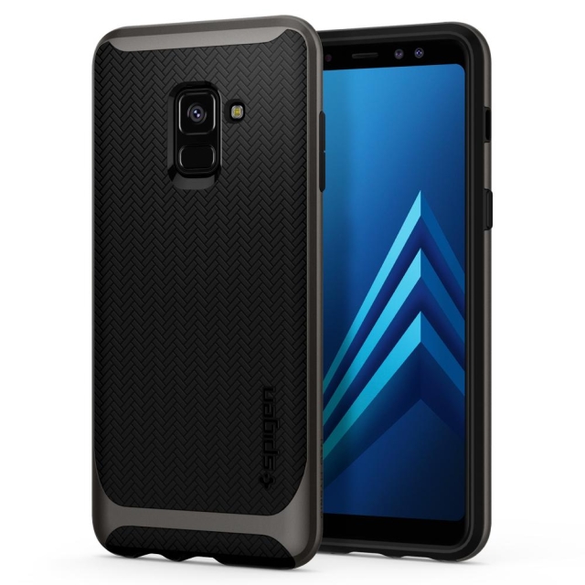 Чехол SPIGEN для Galaxy A8 (2018) - Neo Hybrid - Темно-серый - 590CS22754