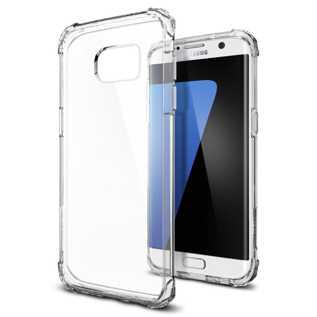 Чехол SPIGEN для Galaxy S7 Edge - Crystal Shell - Кристально-прозрачный - 556CS20037