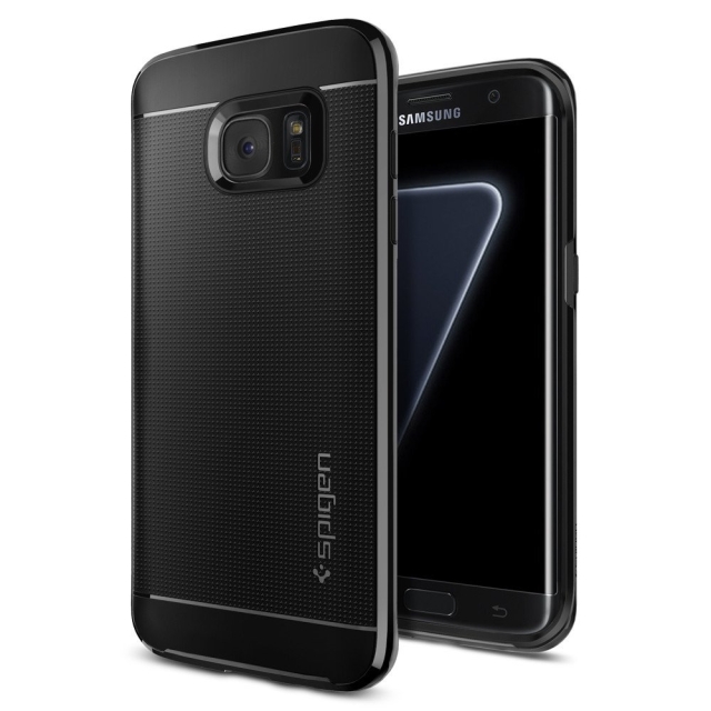 Чехол SPIGEN для Galaxy S7 Edge - Neo Hybrid - Черный - 556CS21154