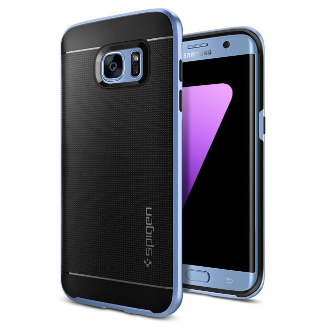 Чехол SPIGEN для Galaxy S7 Edge - Neo Hybrid - Голубой - 556CS21028