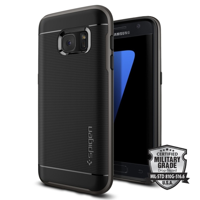 Чехол SPIGEN для Galaxy S7 - Neo Hybrid - Темно-серый - 555CS20141