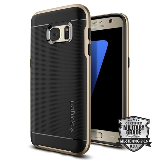 Чехол SPIGEN для Galaxy S7 - Neo Hybrid - Золотой - 555CS20202