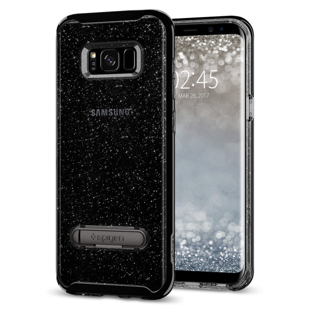 Чехол SPIGEN для Galaxy S8 - Crystal Hybrid Glitter - Space кварц - 565CS21329