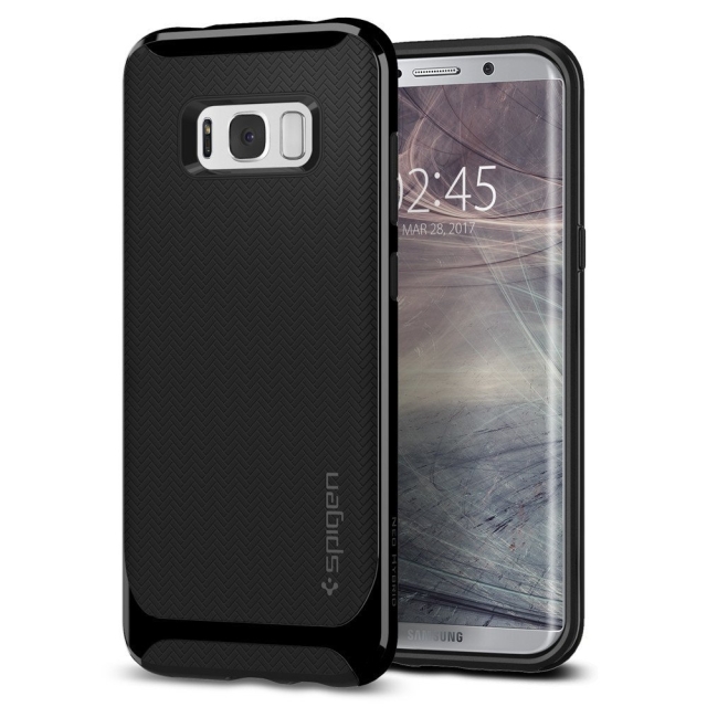 Чехол SPIGEN для Galaxy S8 Plus - Neo Hybrid - Черный - 571CS21651