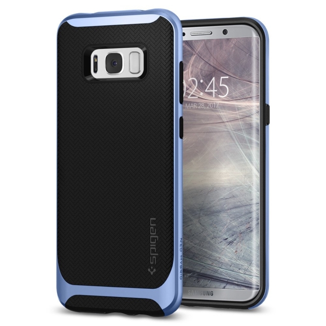Чехол SPIGEN для Galaxy S8 Plus - Neo Hybrid - Синий - 571CS21650