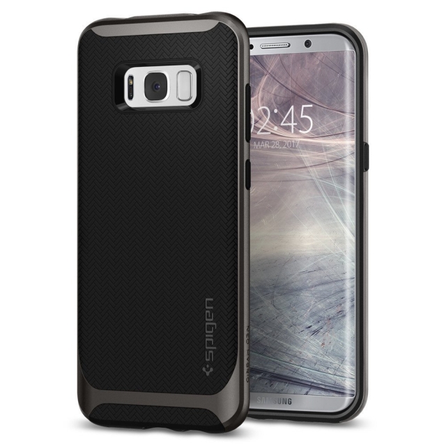 Чехол SPIGEN для Galaxy S8 Plus - Neo Hybrid - Темно-серый - 571CS21646
