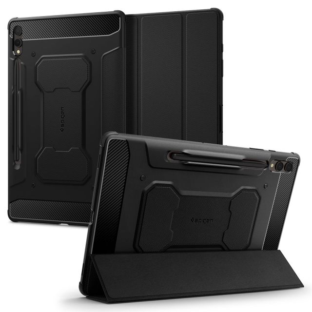 Чехол SPIGEN для Galaxy Tab S9 Plus - Rugged Armor Pro - Черный - ACS06539