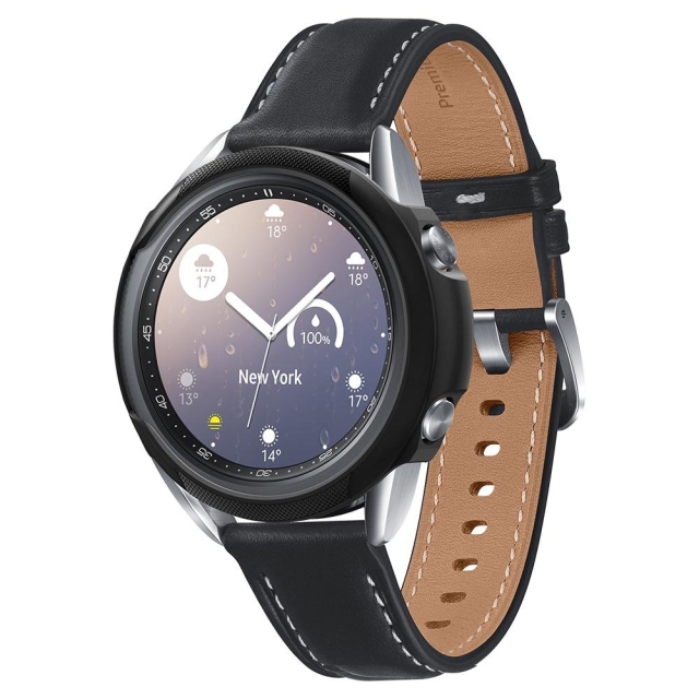 Чехол SPIGEN для Galaxy Watch 3 (41mm) - Liquid Air - Чёрный - ACS01561