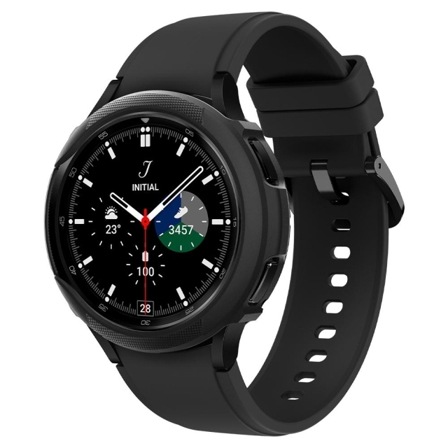 Чехол SPIGEN для Galaxy Watch 4 Classic (46mm) - Liquid Air - Черный - ACS03140