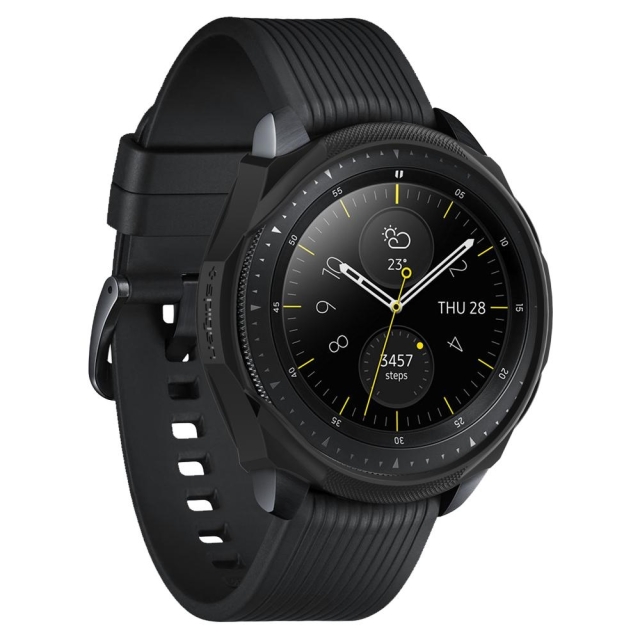 Чехол SPIGEN для Galaxy Watch (42mm) - Liquid Air - Чёрный - 600CS24585