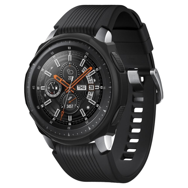 Чехол SPIGEN для Galaxy Watch (46mm) - Liquid Air - Чёрный - 603CS25100