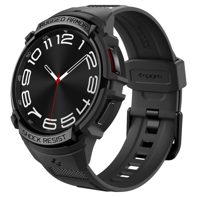 Чехол SPIGEN для Galaxy Watch 6 Classic (43mm) - Rugged Armor Pro - Черный - ACS06492