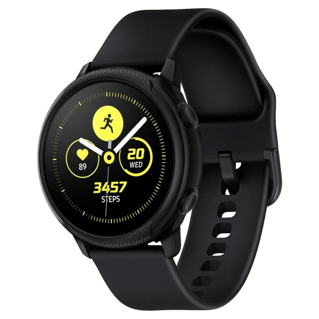 Чехол SPIGEN для Galaxy Watch Active (40mm) - Liquid Air - Чёрный - 616CS26252