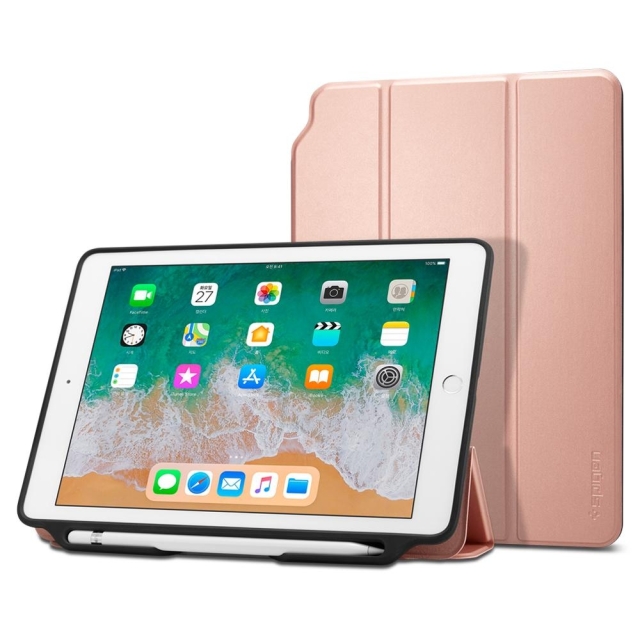 Чехол SPIGEN для iPad 9.7'' (2018/2017) - Smart Fold 2 - Розовое золото - 053CS23992