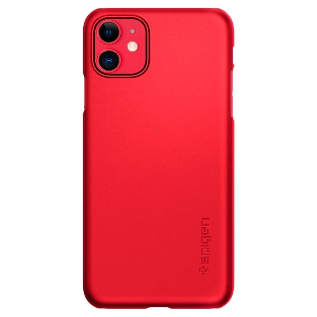 Чехол SPIGEN для iPhone 11 - Thin Fit - Красный - ACS00403