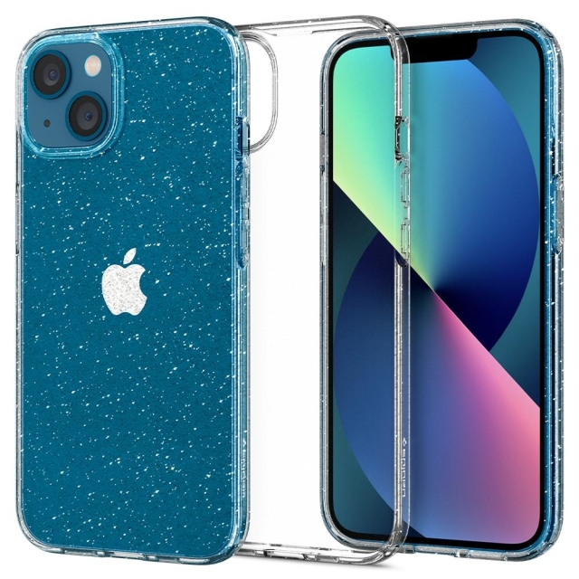 Чехол SPIGEN для iPhone 13 Mini - Liquid Crystal Glitter - Прозрачный кварц - ACS03312