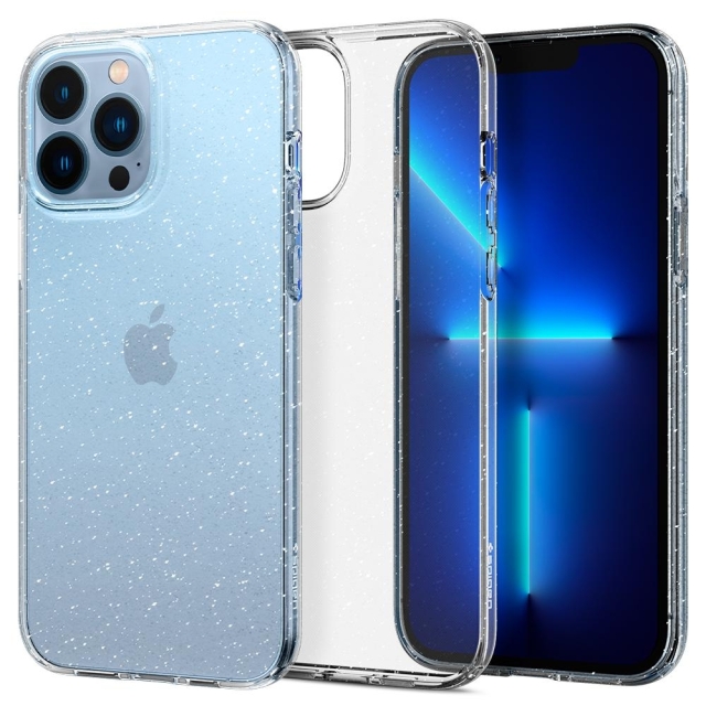 Чехол SPIGEN для iPhone 13 Pro - Liquid Crystal Glitter - Прозрачный кварц - ACS03255