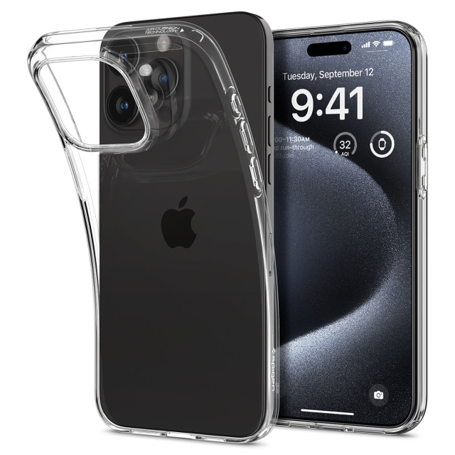 Чехол SPIGEN для iPhone 15 Pro - Liquid Crystal - Прозрачный - ACS06699