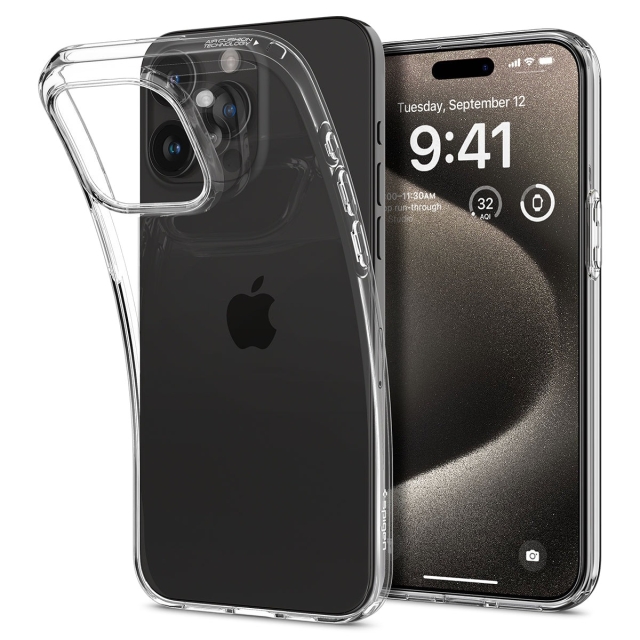 Чехол SPIGEN для iPhone 15 Pro Max - Liquid Crystal - Прозрачный - ACS06557