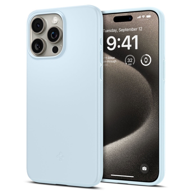 Чехол SPIGEN для iPhone 15 Pro Max - Thin Fit - Синий - ACS06550