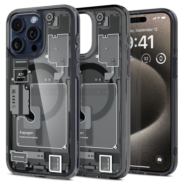 Чехол SPIGEN для iPhone 15 Pro Max - Ultra Hybrid (MagFit) - Zero One - Разноцветный - ACS06582