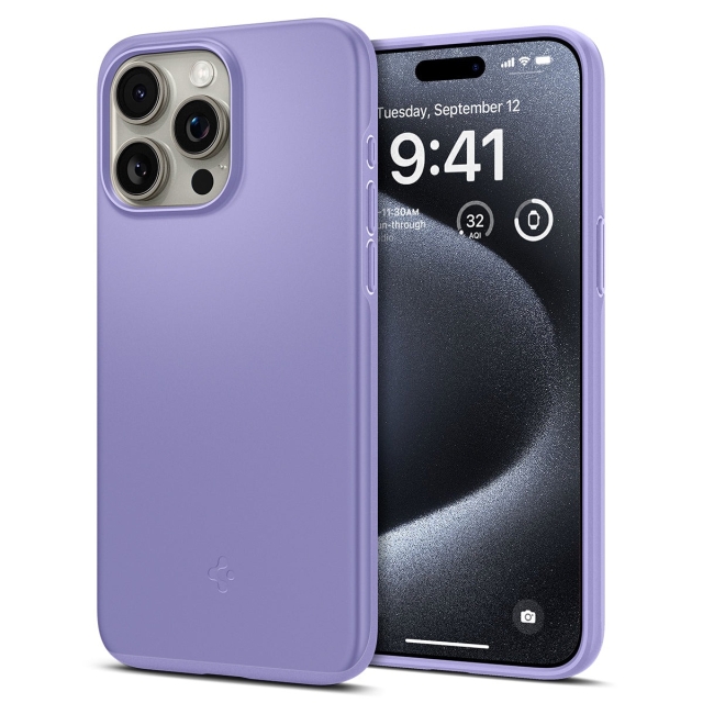 Чехол SPIGEN для iPhone 15 Pro - Thin Fit - Фиолетовый - ACS06692