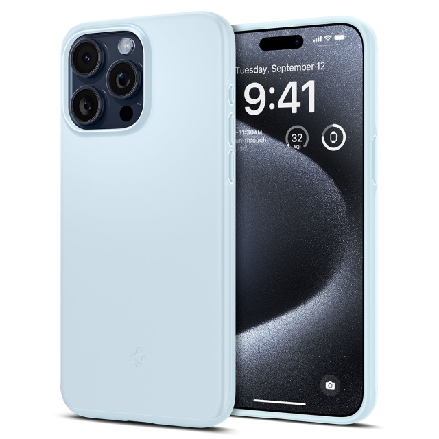 Чехол SPIGEN для iPhone 15 Pro - Thin Fit - Синий - ACS06693