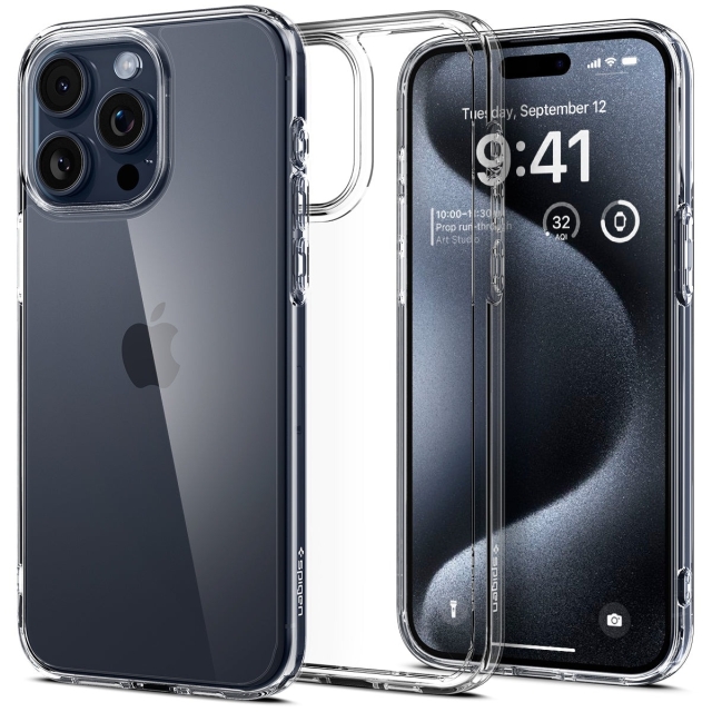 Чехол SPIGEN для iPhone 15 Pro - Ultra Hybrid - Прозрачный - ACS06707