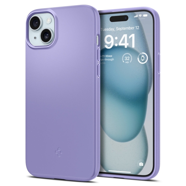 Чехол SPIGEN для iPhone 15 - Thin Fit - Фиолетовый - ACS06780
