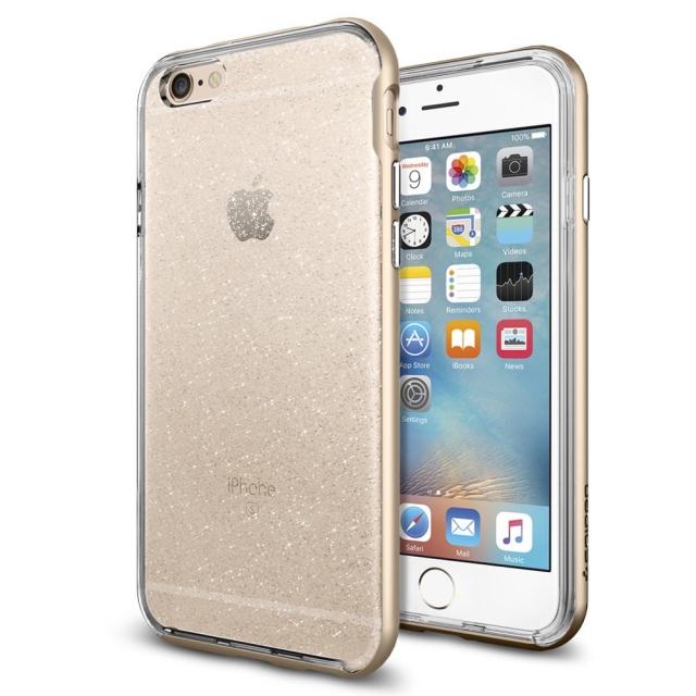 Чехол SPIGEN для iPhone 6s / 6 - Neo Hybrid Crystal Glitter - Золотой - 035CS21418