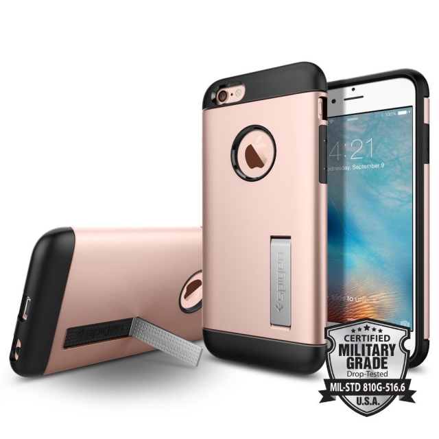 Чехол SPIGEN для iPhone 6s / 6 - Slim Armor - Розовое золото - SGP11723
