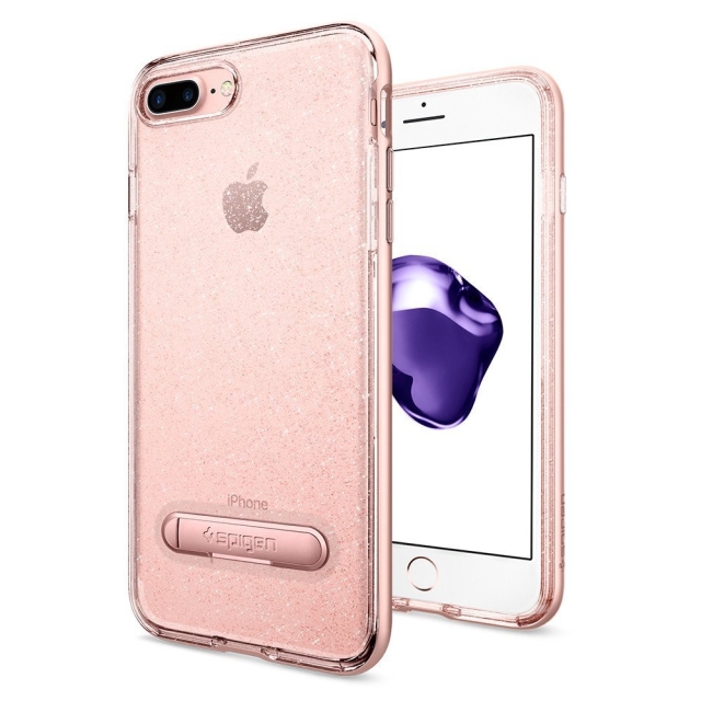Чехол SPIGEN для iPhone 7 Plus / 8 Plus - Crystal Hybrid Glitter - Розовый кварц - 043CS21216