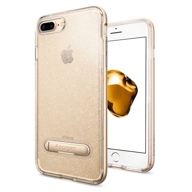 Чехол SPIGEN для iPhone 7 Plus / 8 Plus - Crystal Hybrid Glitter - Золотой кварц - 043CS21215