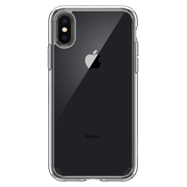 Гибридный чехол SPIGEN для iPhone X / XS - Ultra Hybrid - Кристально-прозрачный - 057CS22127