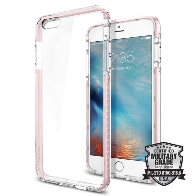 Чехол SPIGEN для iPhone 6s Plus / 6 Plus - Ultra Hybrid TECH - Розовый - SGP11789