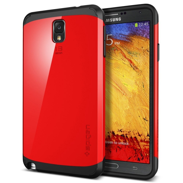 Чехол SPIGEN для Galaxy Note 3 - Slim Armor - Красный - SGP10461