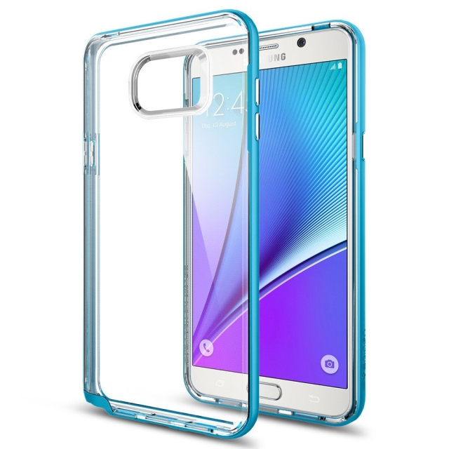 Чехол SPIGEN для Galaxy Note 5 - Neo Hybrid Crystal - Синий - SGP11712
