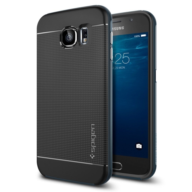 Чехол SPIGEN для Galaxy S6 - Neo Hybrid - Синевато-серый - SGP11319