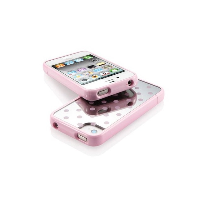 Чехол SPIGEN для iPhone 4S / 4 - Linear Mirror - Розовый - SGP09087