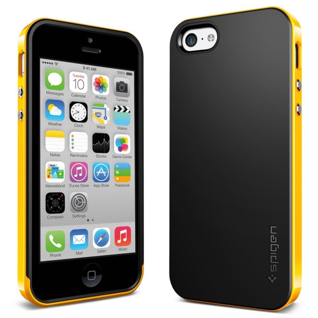 Чехол SPIGEN для iPhone 5c - Neo Hybrid - Желтый - SGP10521
